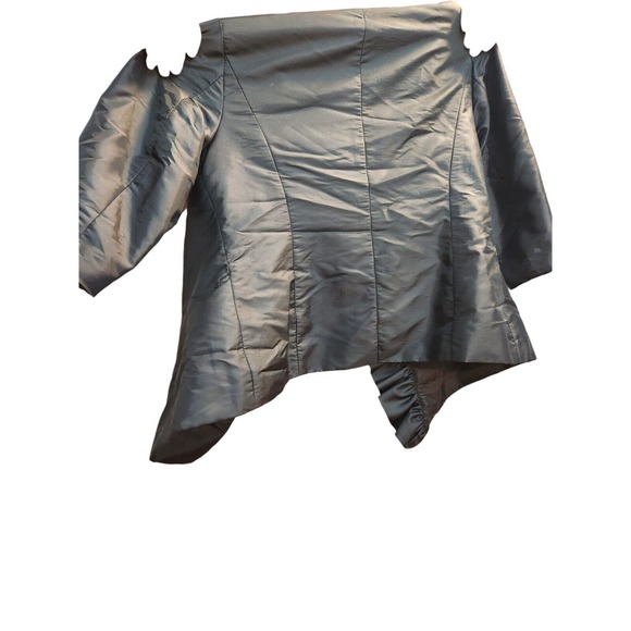 Calvin Klein Ruffle Frill Cocktail Evening Jacket Dressy Blazer - Picture 11 of 11